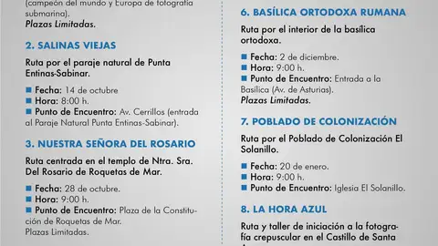 roquetas rutas fotograficas roquetas rutas fotograficas