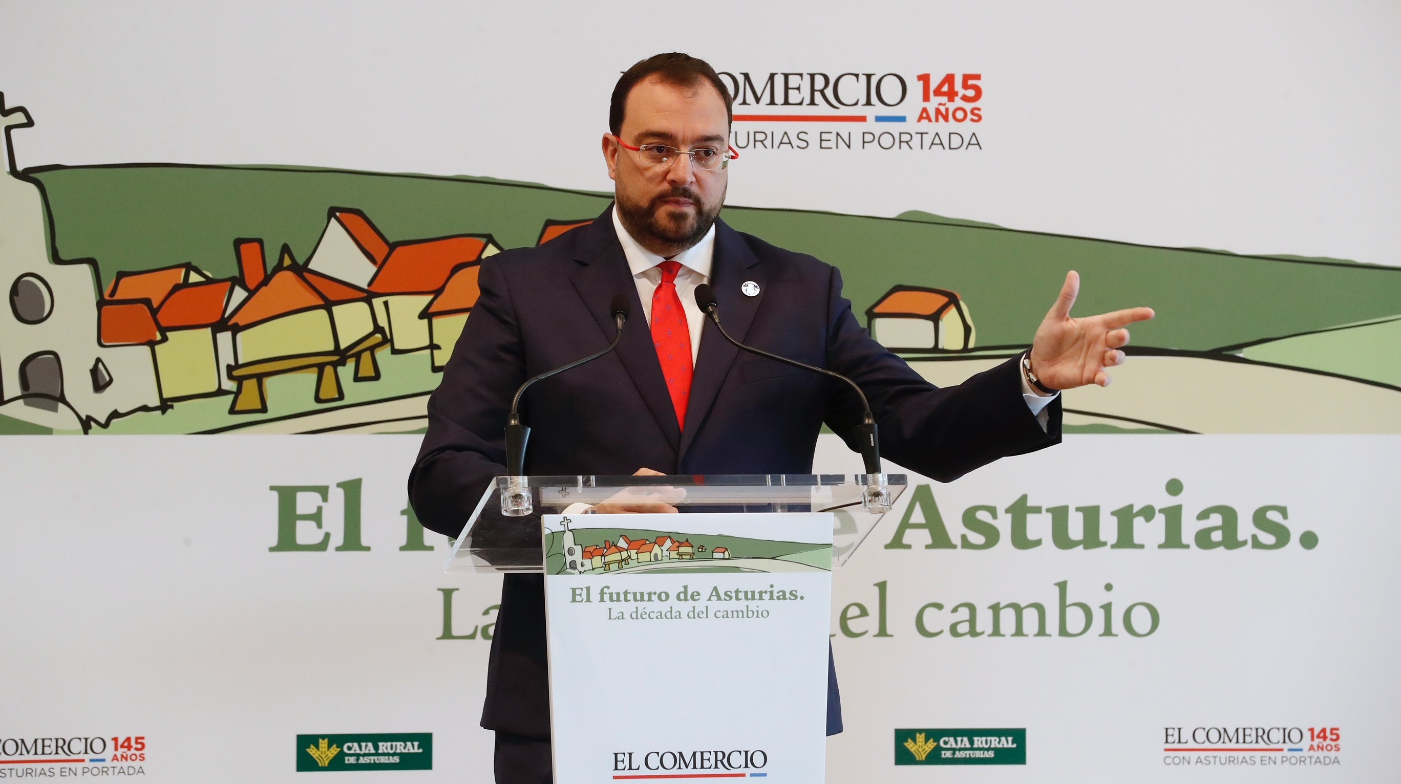 El presidente Barbón marca tres ejes de trabajo para "la década del cambio" El presidente Barbón marca tres ejes de trabajo para "la década del cambio"