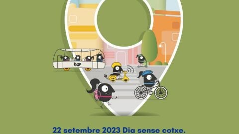 Cartel de la Semana Europea de la Movilidad 2023 en Canet d&#39;en Berenguer