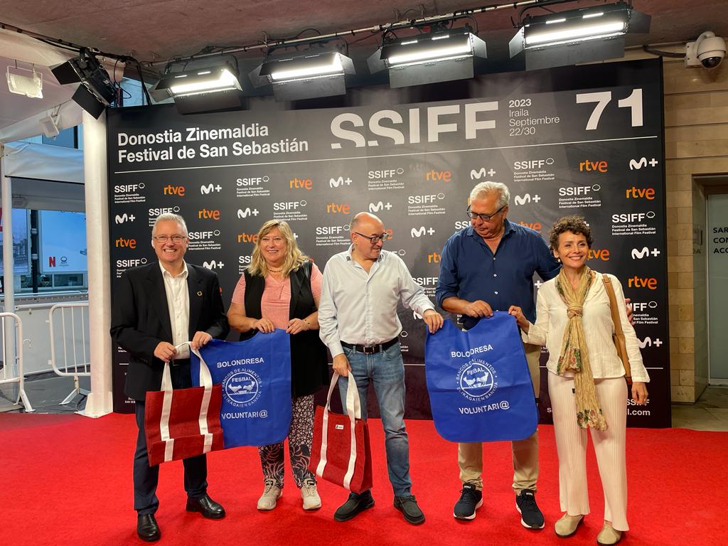 La alfombra roja del Festival de Cine de San Sebastián luchará contra el hambre en Gipuzkoa La alfombra roja del Festival de Cine de San Sebastián luchará contra el hambre en Gipuzkoa