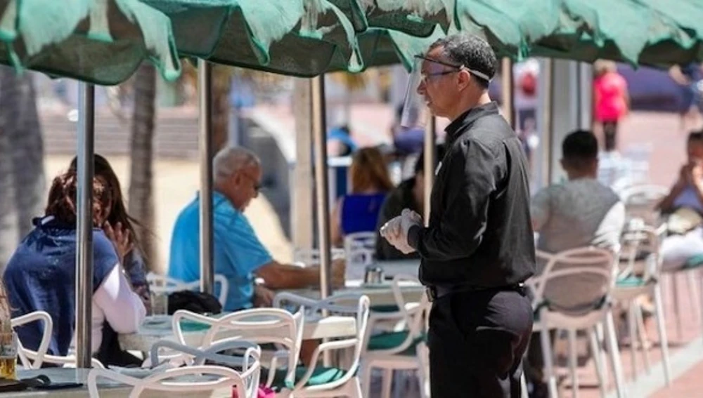 Hostelería en zona turística de Canarias