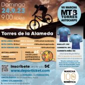 Torres de la Alameda acoge este domingo la VII Marcha MTB Torres-Autocarpe