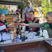 Ceciclia Romero, Lucía Yubero, Félix Ángel Jalón y Miguel Sáinz | Más de uno La Rioja en San Mateo desde Wine Fandango