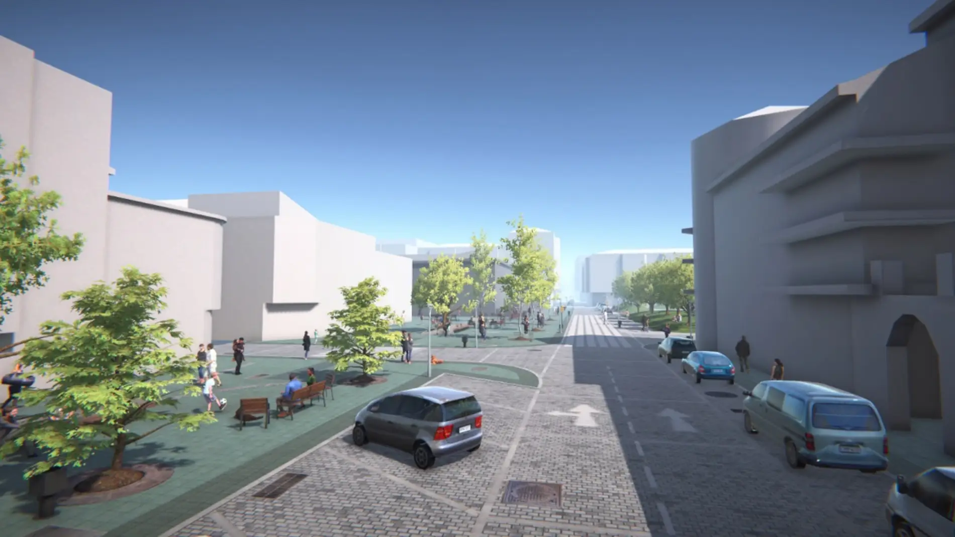 El Gobierno local tiene un anteproyecto para crear una gran plaza junto a la Escuelona