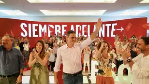 Pedro Sánchez, en un acto del PSOE.