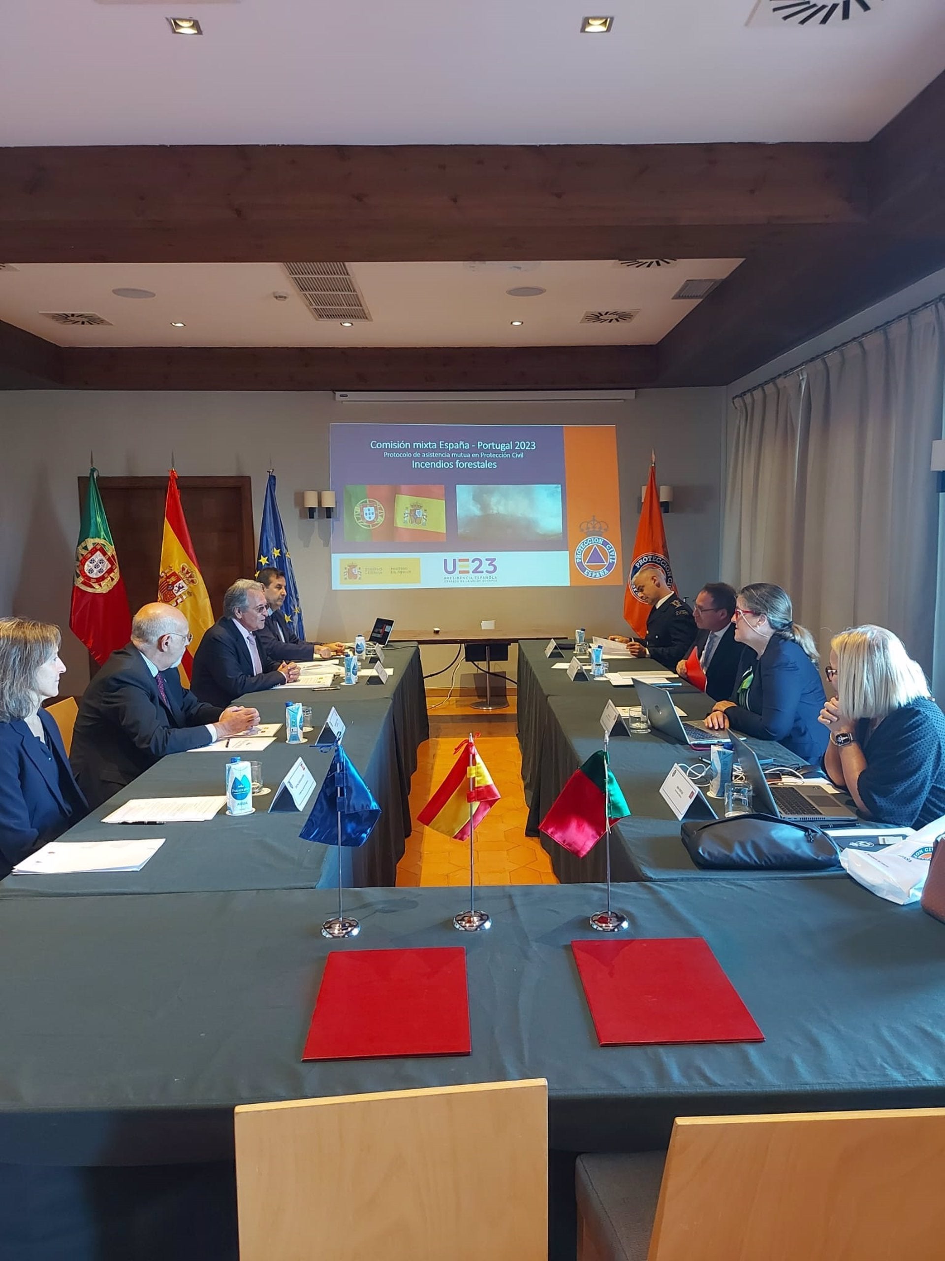 España y Portugal reafirman en Toledo su compromiso en Protección Civil España y Portugal reafirman en Toledo su compromiso en Protección Civil