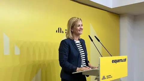La portavoz de ERC, Raquel Sans ERC asegura que ya se están centrando en las “cuestiones técnicas” en la negociación de la amnistía