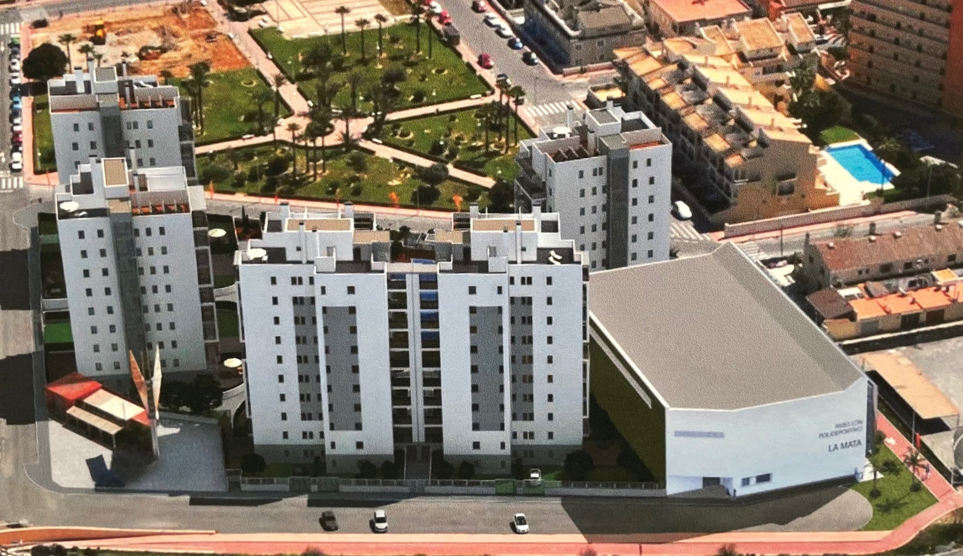 Ya han comenzado las obras del nuevo pabellón polideportivo de la pedanía de La Mata Ya han comenzado las obras del nuevo pabellón polideportivo de la pedanía de La Mata