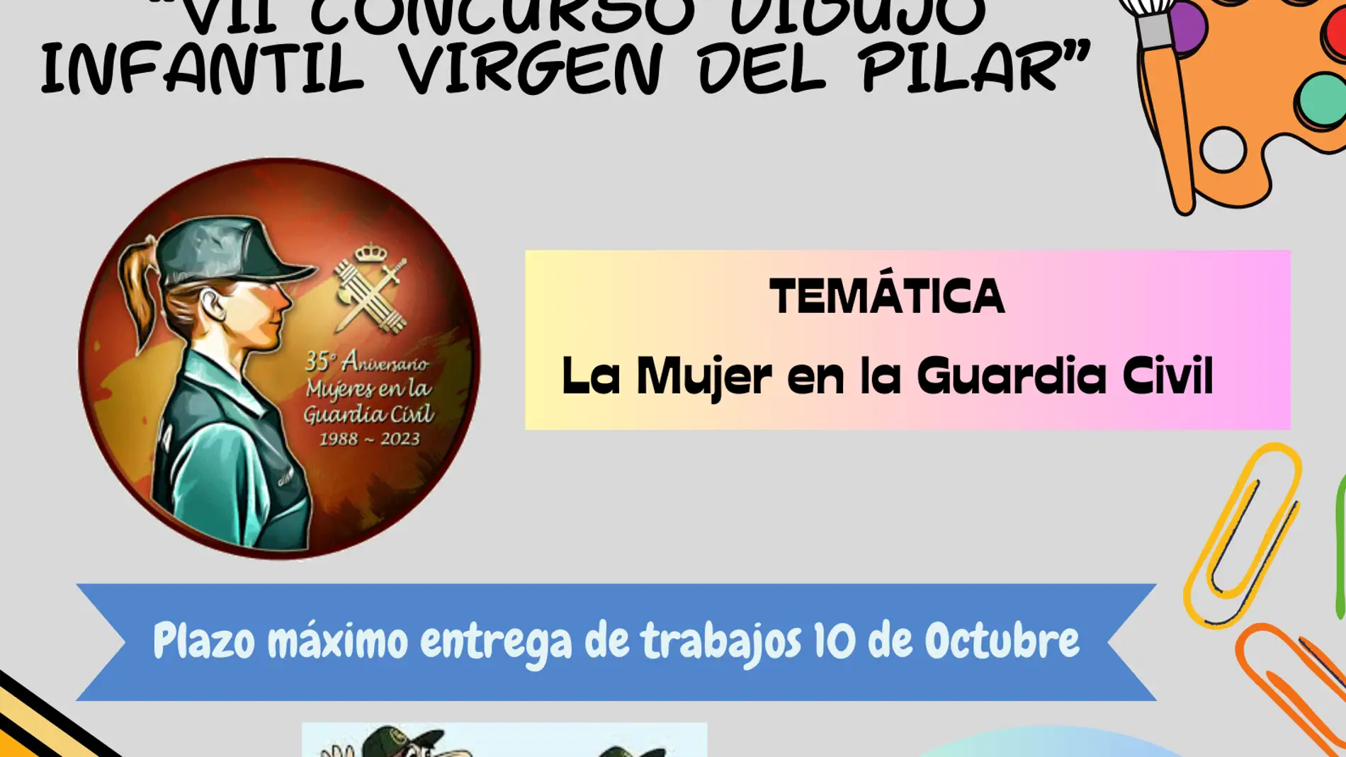 Concurso de dibujo infantil 'Virgen del Pilar'