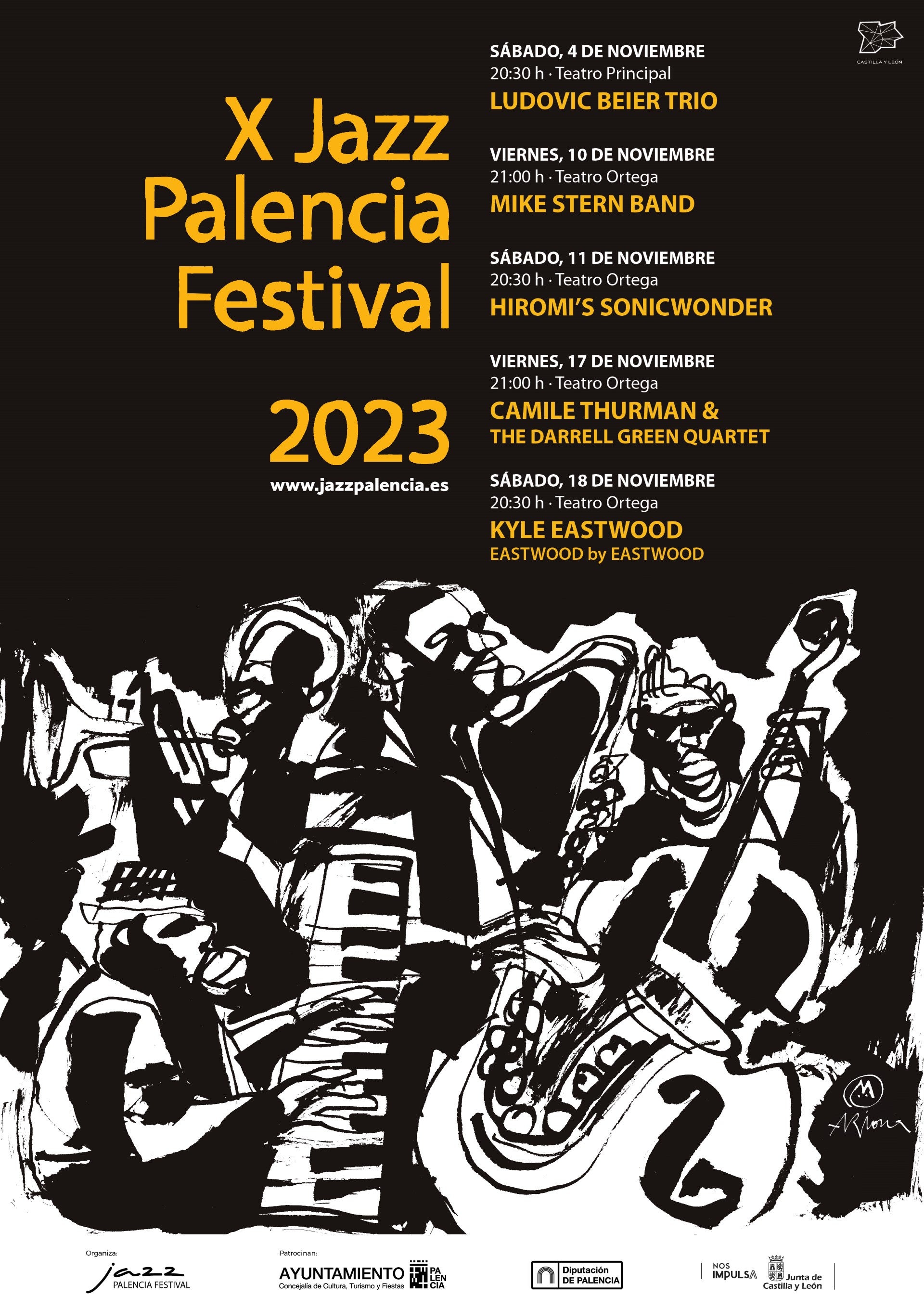 El Jazz Palencia Festival celebra su X aniversario con estrellas como Hiromi, Kyle Eastwood y Mike Stern El Jazz Palencia Festival celebra su X aniversario con estrellas como Hiromi, Kyle Eastwood y Mike Stern