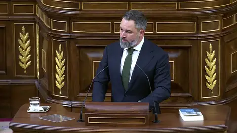 Santiago Abascal: "Si a Sánchez le hiciera falta el voto de un partido de ladrones, prohibiría las cerraduras" Santiago Abascal: "Si a Sánchez le hiciera falta el voto de un partido de ladrones, prohibiría las cerraduras"