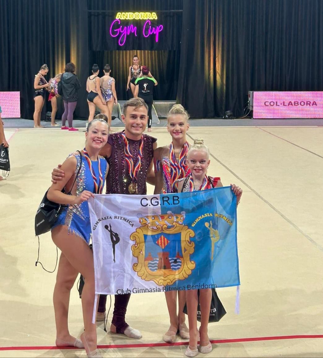 El Club Gimnasia Rítmica de Benidorm logra 9 medallas en la Andorra Gym Cup El Club Gimnasia Rítmica de Benidorm logra 9 medallas en la Andorra Gym Cup