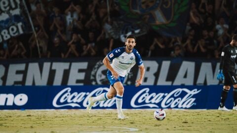 Momento del partido del CD Tenerife con el Espanyol el 25|09|2023