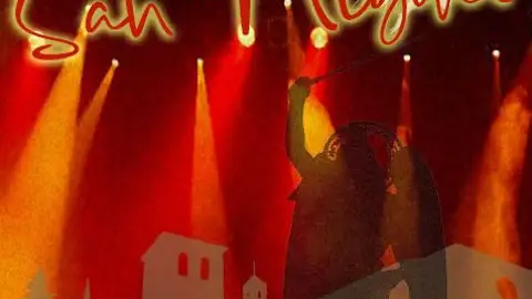 Villalbilla celebra hoy su tradicional concentración de peñas y el pregón de las Fiestas de San Miguel Cartel de las Fiestas de San Miguel 2023 de Villalbilla