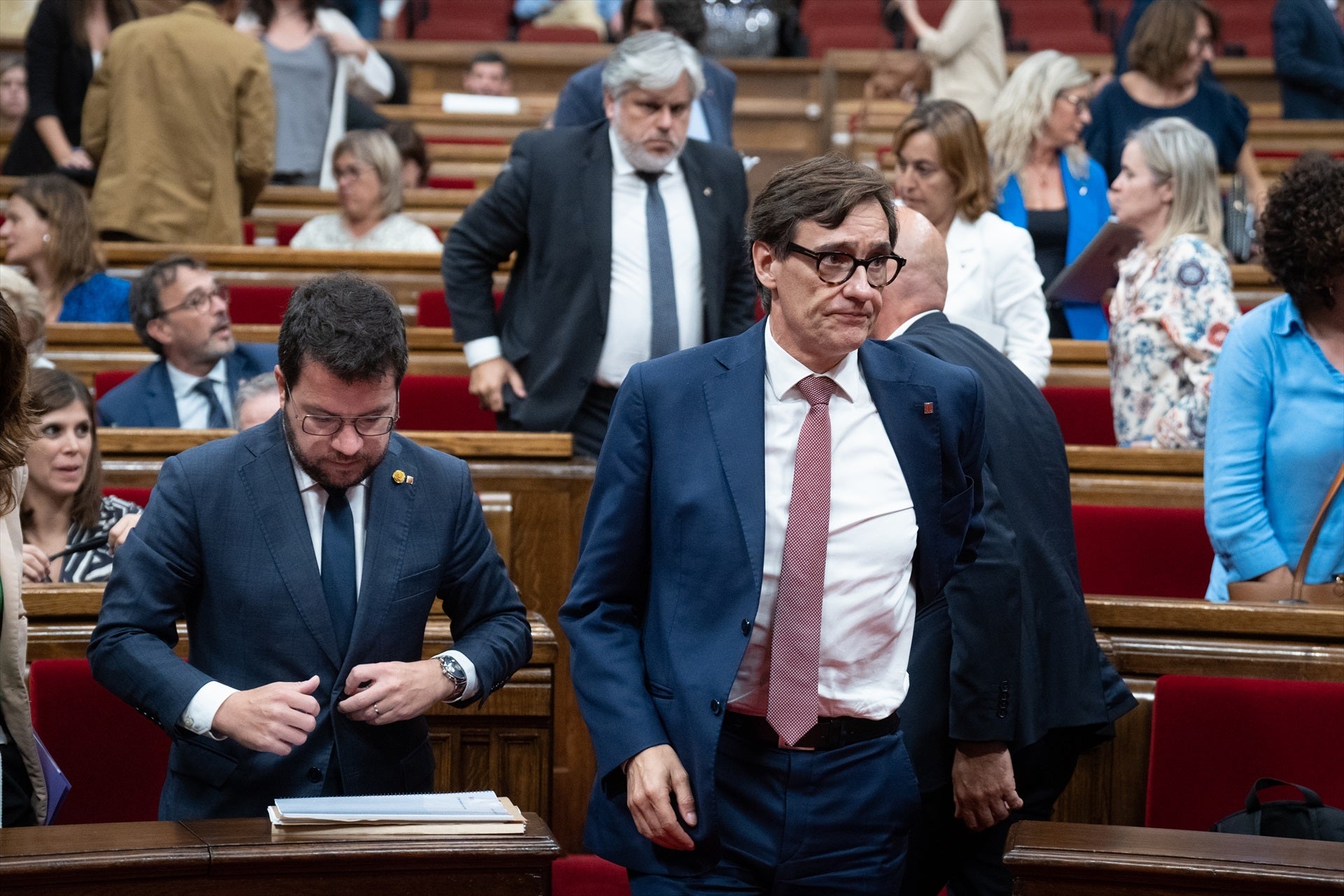 Salvador Illa rechaza un referéndum para la investidura: "Si hay que volver a ir a elecciones, iremos" Salvador Illa rechaza un referéndum para la investidura: "Si hay que volver a ir a elecciones, iremos"