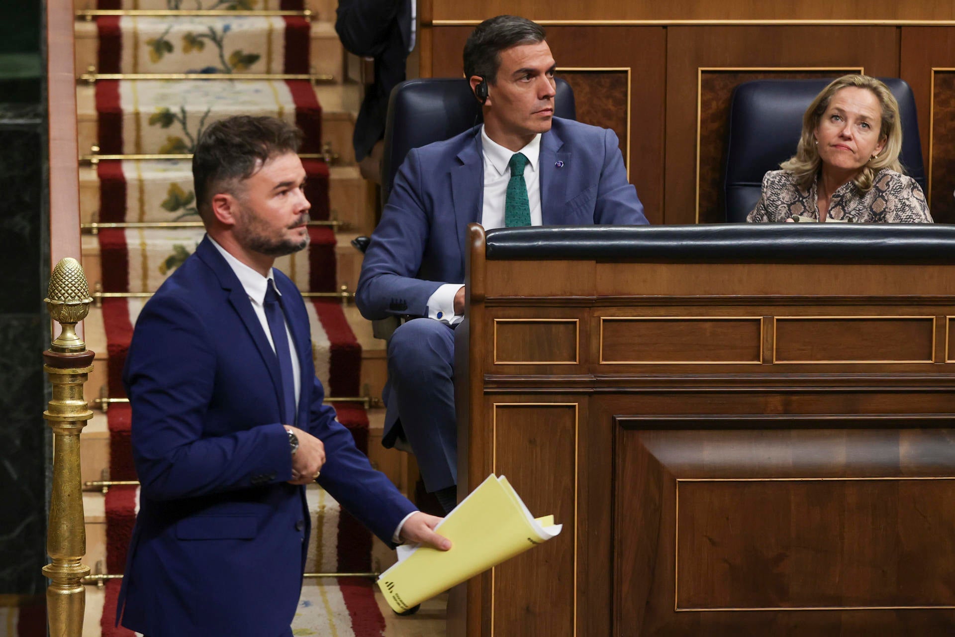 El PSOE responde al ultimátum de ERC y Junts: "Por ese camino no hay avance posible" El PSOE responde al ultimátum de ERC y Junts: "Por ese camino no hay avance posible"