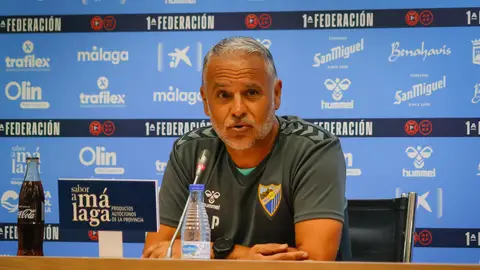 Sergio Pellicer, entrenador del Málaga CF Sergio Pellicer, entrenador del Málaga CF