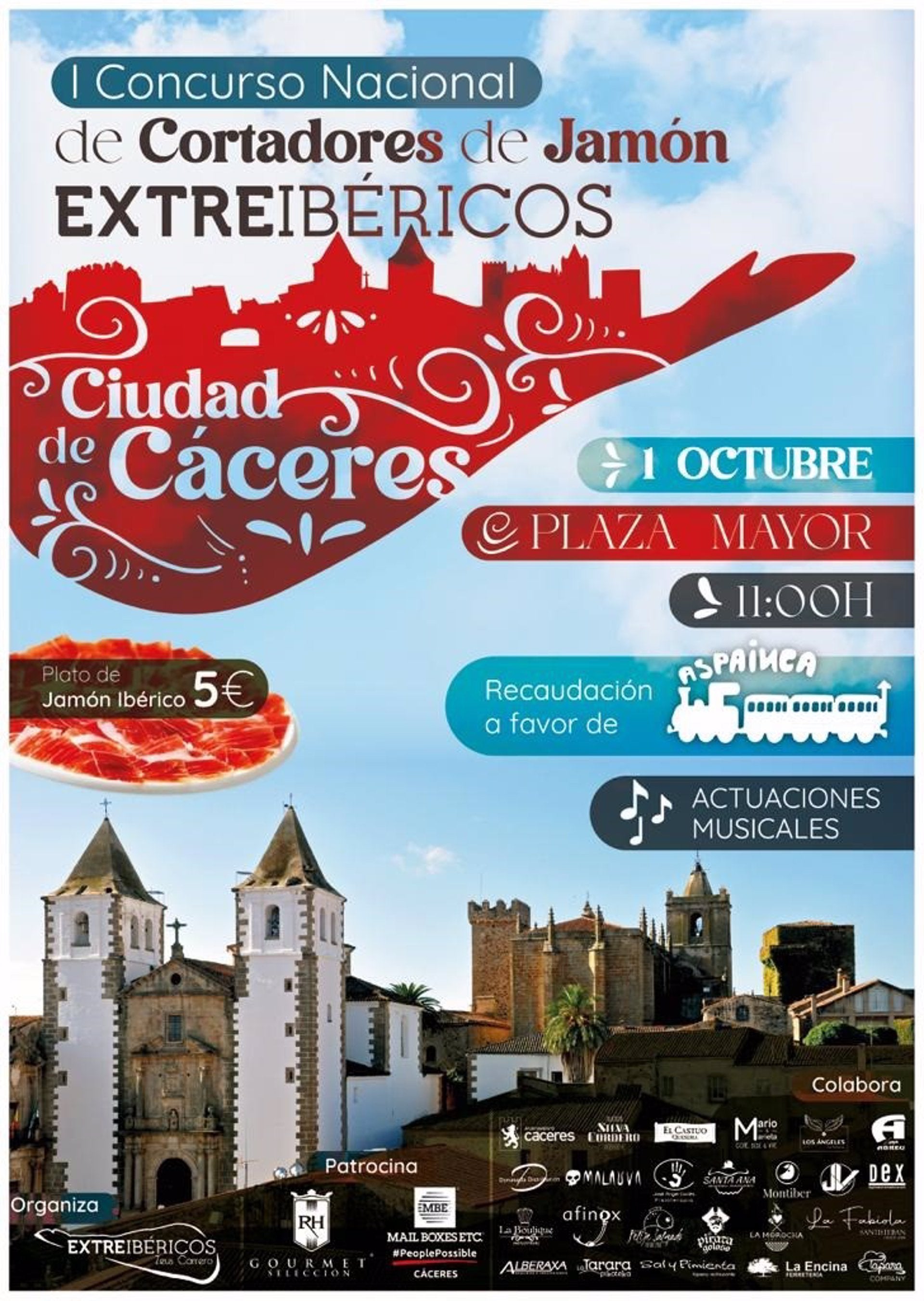 6 cortadores de jamón concursarán este domingo en la Plaza Mayor de Cáceres 6 cortadores de jamón concursarán este domingo en la Plaza Mayor de Cáceres