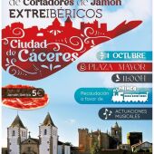6 cortadores de jamón concursarán este domingo en la Plaza Mayor de Cáceres