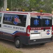 Ambulancia de la empresa TMS
