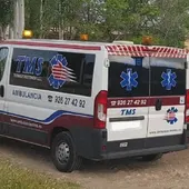 Ambulancia de la empresa TMS Ambulancia de la empresa TMS