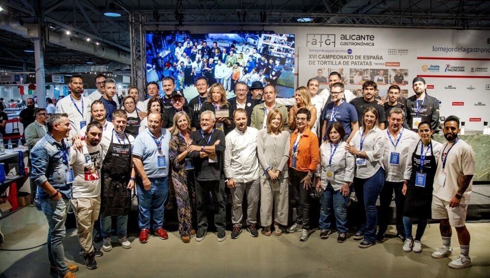 Participantes del "Campeonato de España de Tortilla de patatas"