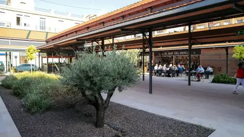 Vista interior del mercado mercado Grao