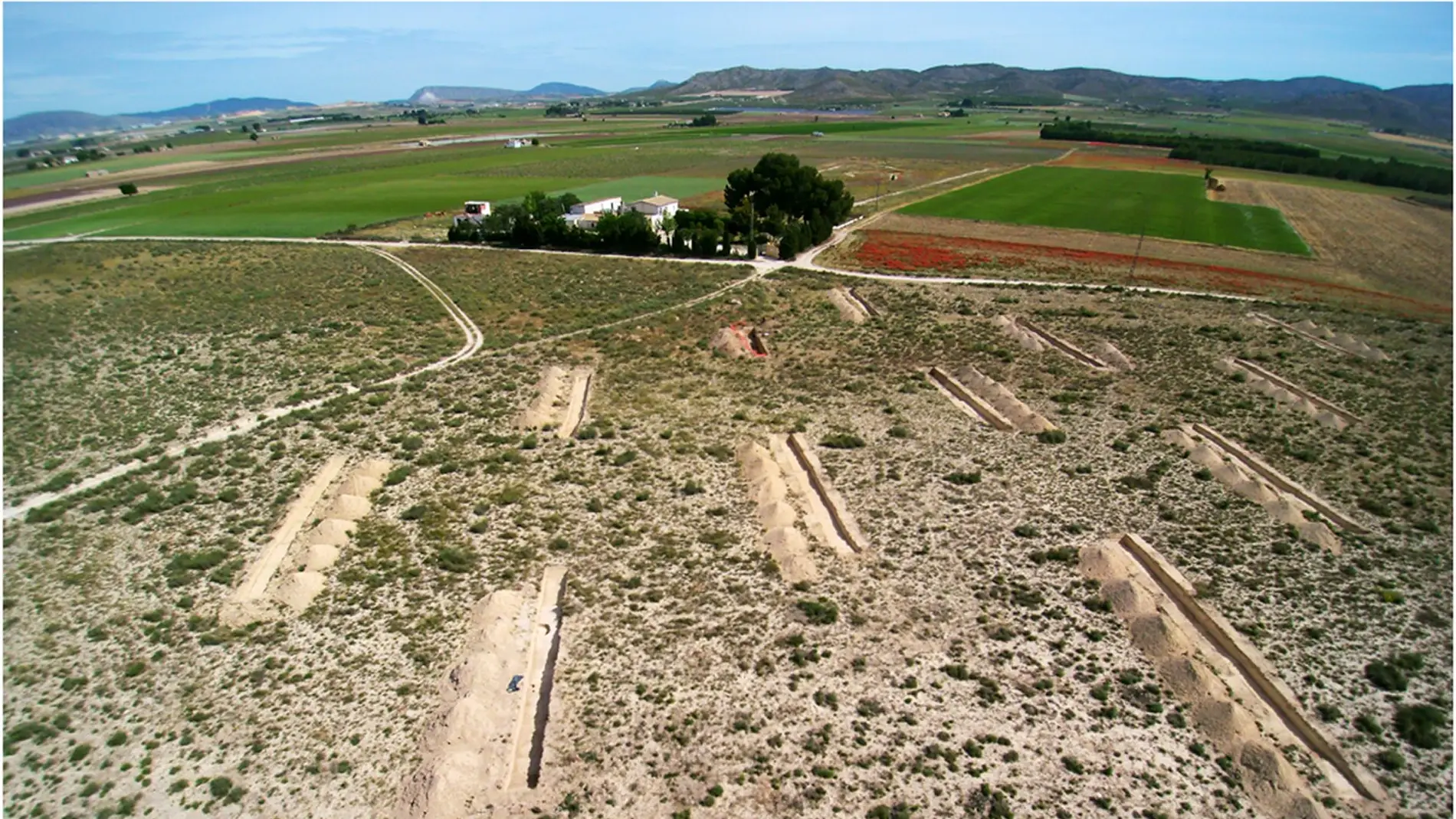 Identifican en Villena un campo de dunas de siete kilómetros de una antigüedad de finales de la Edad del Hielo.