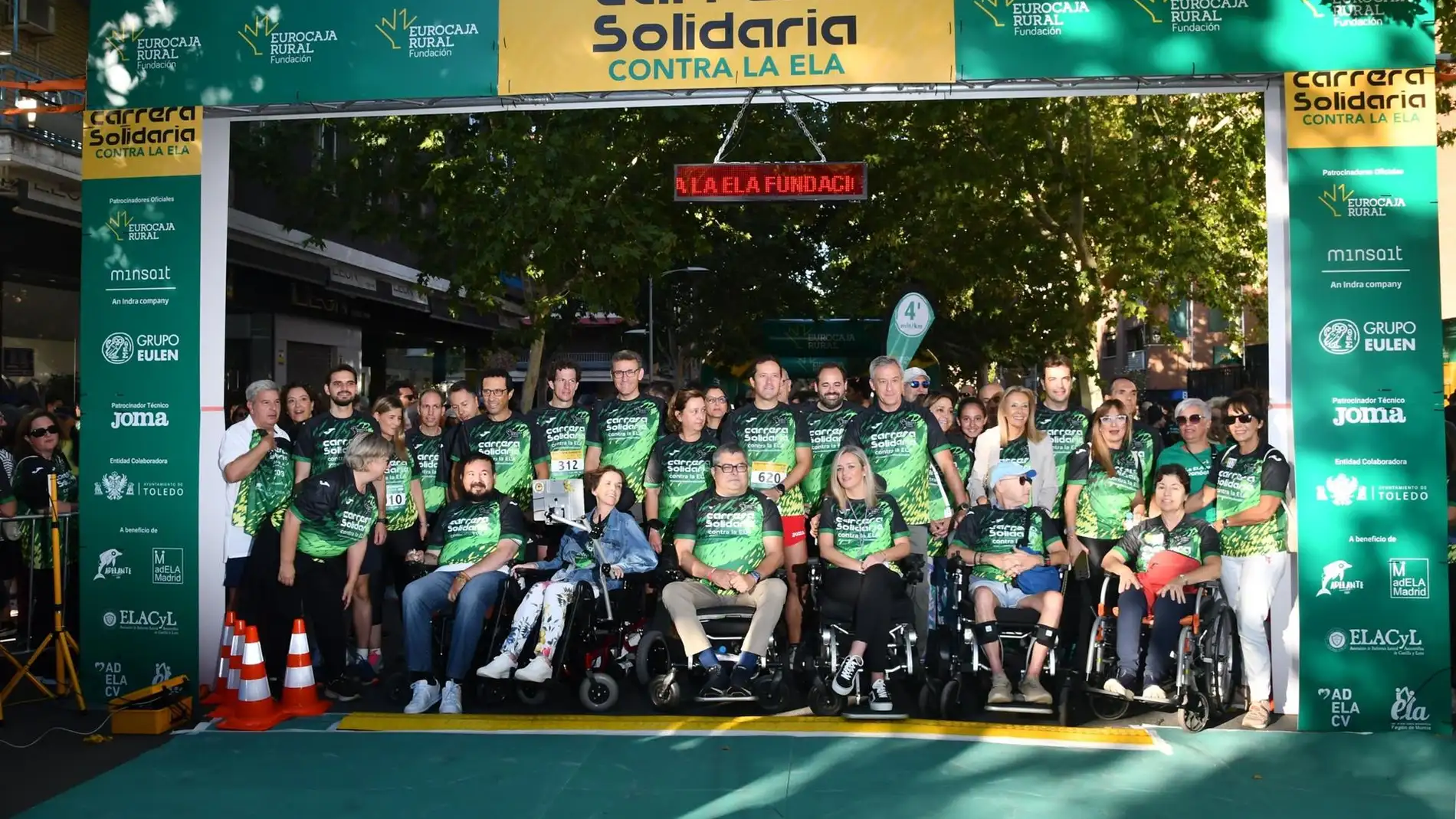 4.000 participantes llenan Toledo en la Carrera Solidaria de Fundación Eurocaja Rural