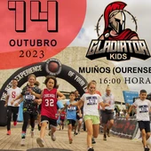 Preto de 200 rapaces danse cita en Muíños na proba “Gladiator” infantil Preto de 200 rapaces danse cita en Muíños na proba “Gladiator” infantil