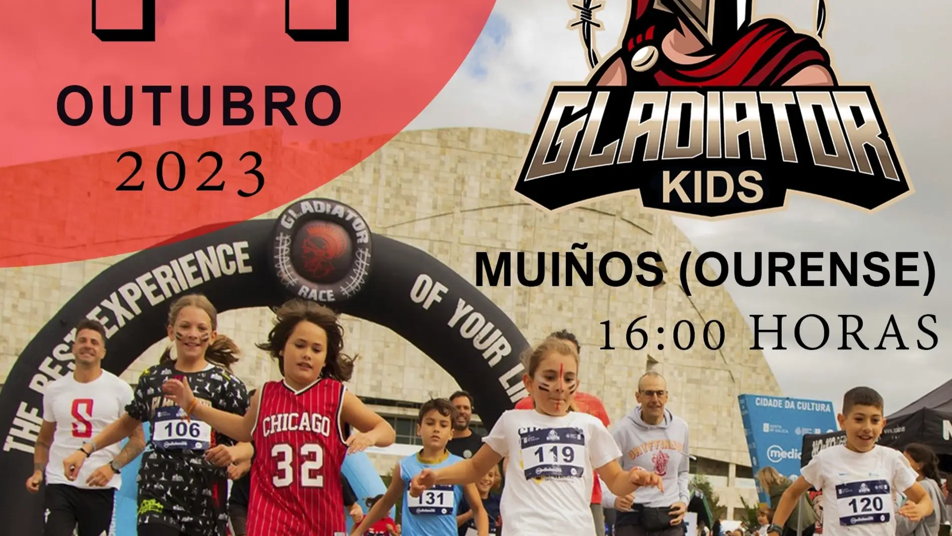 Preto de 200 rapaces danse cita en Muíños na proba “Gladiator” infantil 