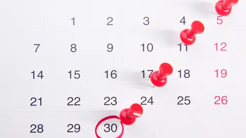 Imagen de un calendario Cuando cae Semana Santa en 2024: el nuevo calendario laboral ya es oficial