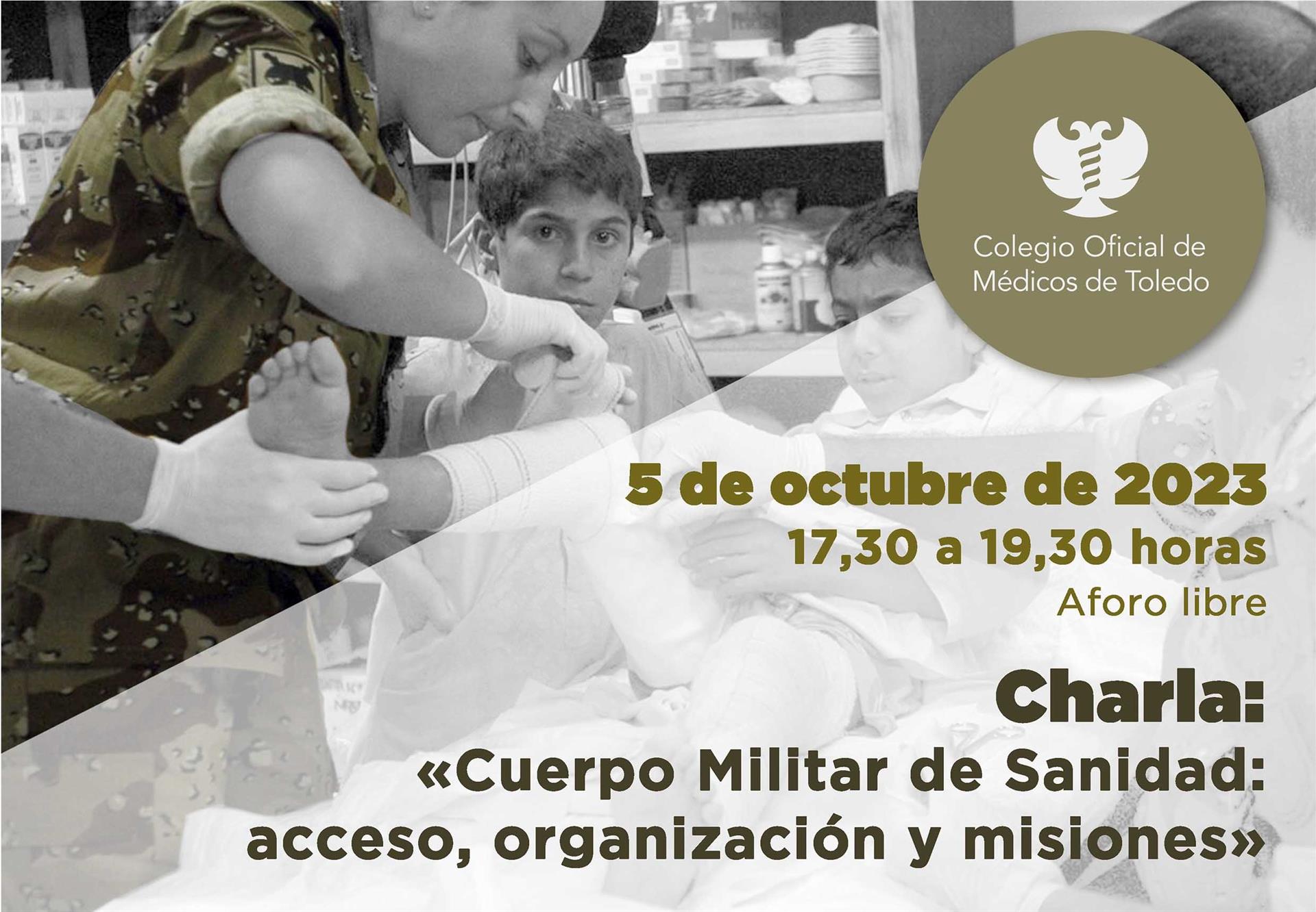 Colegio de Médicos de Toledo hablará sobre sanidad militar Colegio de Médicos de Toledo hablará sobre sanidad militar