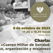 Colegio de Médicos de Toledo hablará sobre sanidad militar