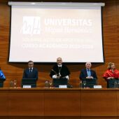 Acto oficial de apertura del curso 2023-2024 en la Universidad Miguel Hernández de Elche. 