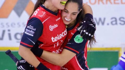 Una celebraci&oacute;n de un gol del Telecable