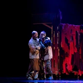 Escena de la obra de teatro 'Protocolo del Quebranto' Escena de la obra de teatro 'Protocolo del Quebranto'