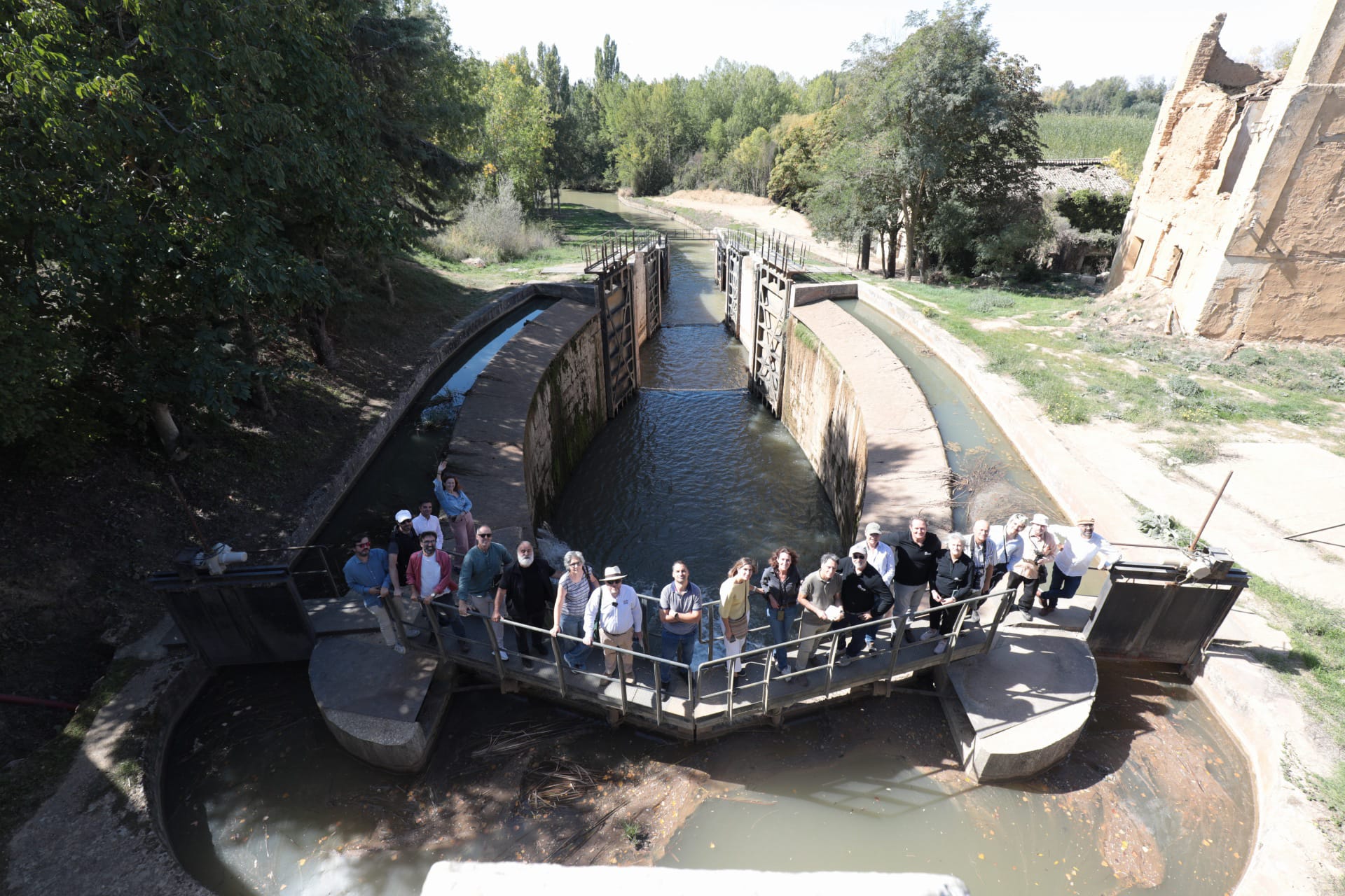Periodistas especializados en cultura y turismo visitarán el Canal de Castilla Periodistas especializados en cultura y turismo visitarán el Canal de Castilla