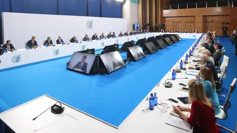 5 de octubre de 2023, España, Granada: Panorama general de la reunión de la III Cumbre de la Comunidad Política Europea (CPE) 5 de octubre de 2023, España, Granada: Panorama general de la reunión de la III Cumbre de la Comunidad Política Europea (CPE)