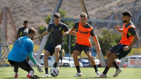 Entrenamiento de la UD Las Palmas