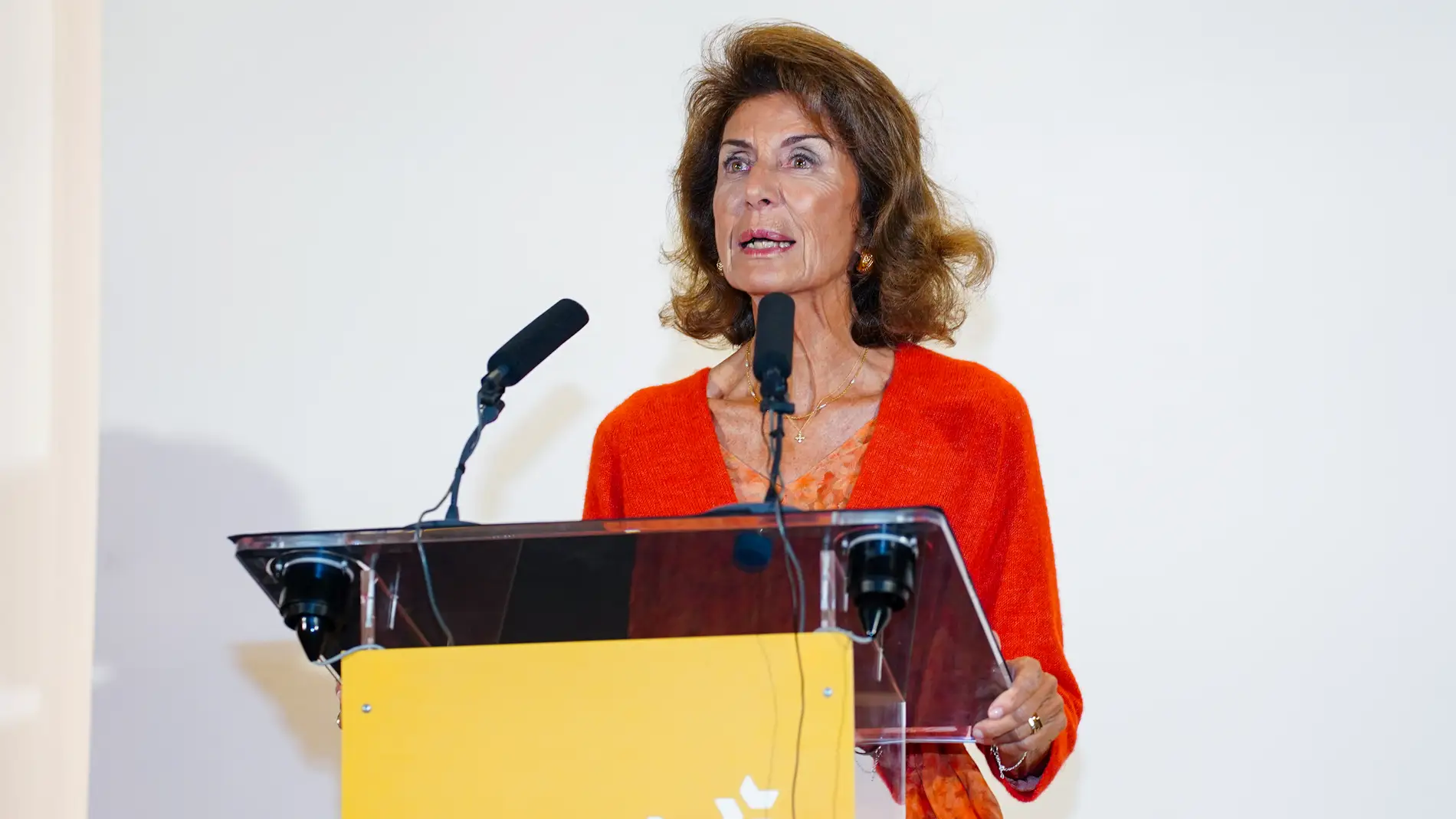 La presidenta de CAEB, Carmen Planas, en la Gala de Empresarios en Ibiza.