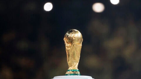 Fotograf&iacute;a del trofeo de la Copa del Mundo