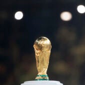 Fotografía del trofeo de la Copa del Mundo