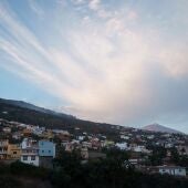 Zona de los altos del municipio de Santa Úrsula en Tenerife donde se reactivó el incendio activo desde hace 52