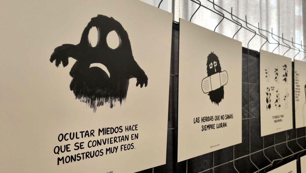 Exposición Camino de la salud mental de Marta Marín
