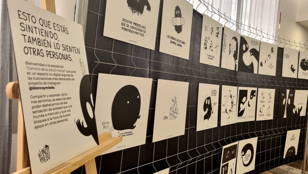 Exposición Camino de la salud mental de Marta Marín