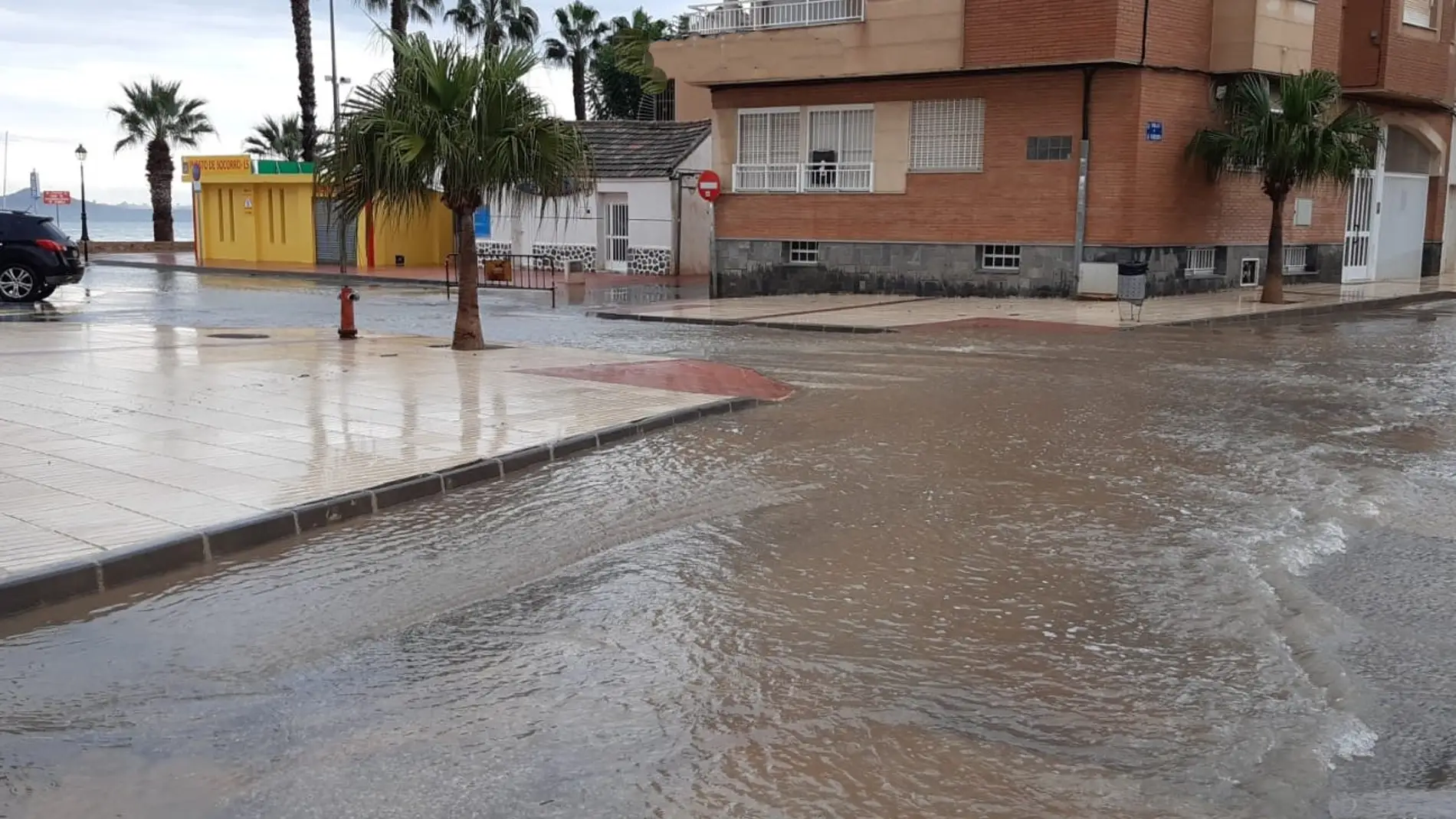 Inundación en Los Alcázares