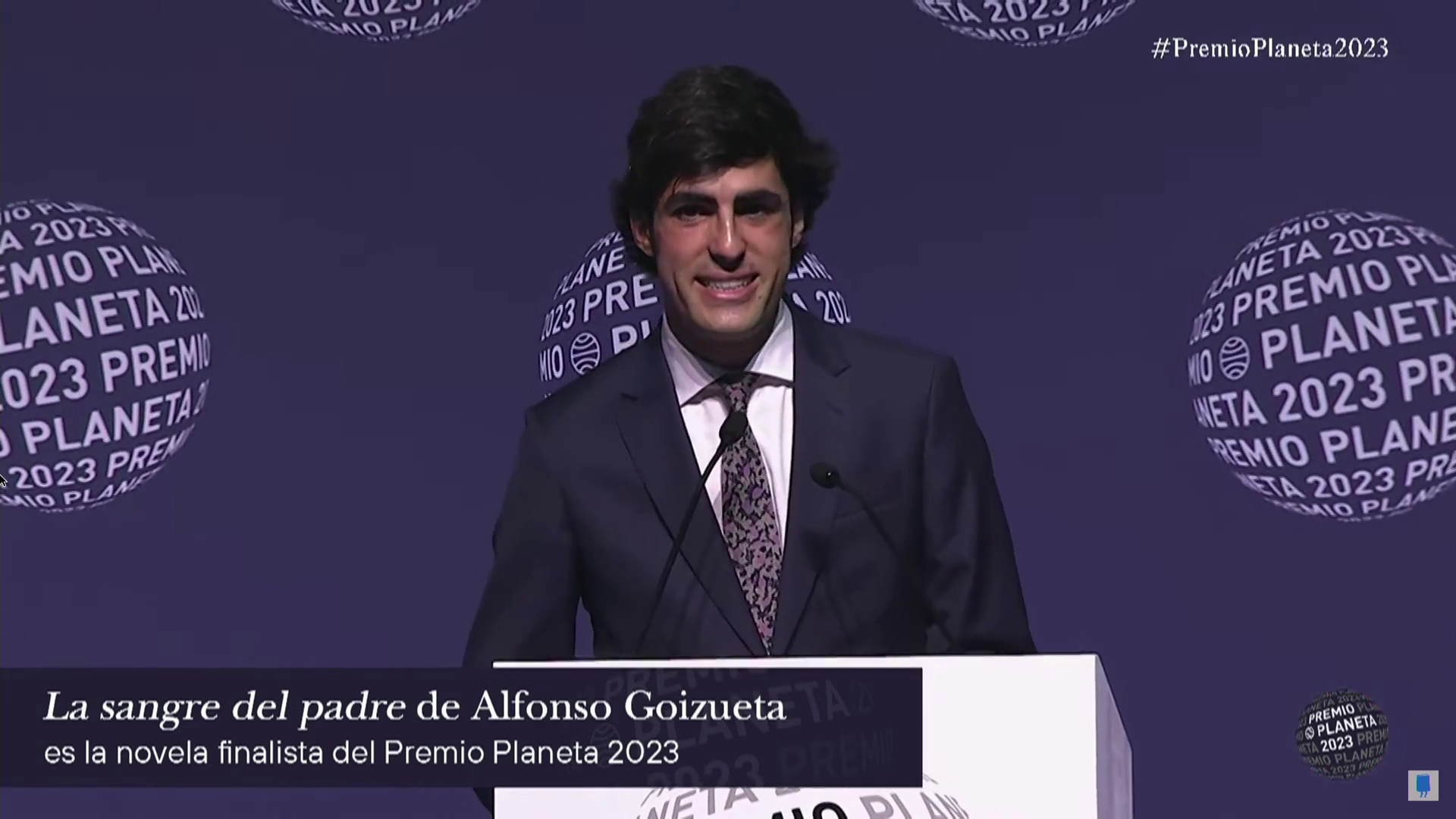 Alfonso Goizueta, finalista del Premio Planeta: "Empezar mi carrera literaria asi es el mayor honor" Alfonso Goizueta, finalista del Premio Planeta: "Empezar mi carrera literaria asi es el mayor honor"