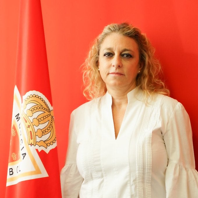 María del Mar Carrillo, primera presidenta del Real Murcia en la historia María del Mar Carrillo, primera presidenta del Real Murcia en la historia