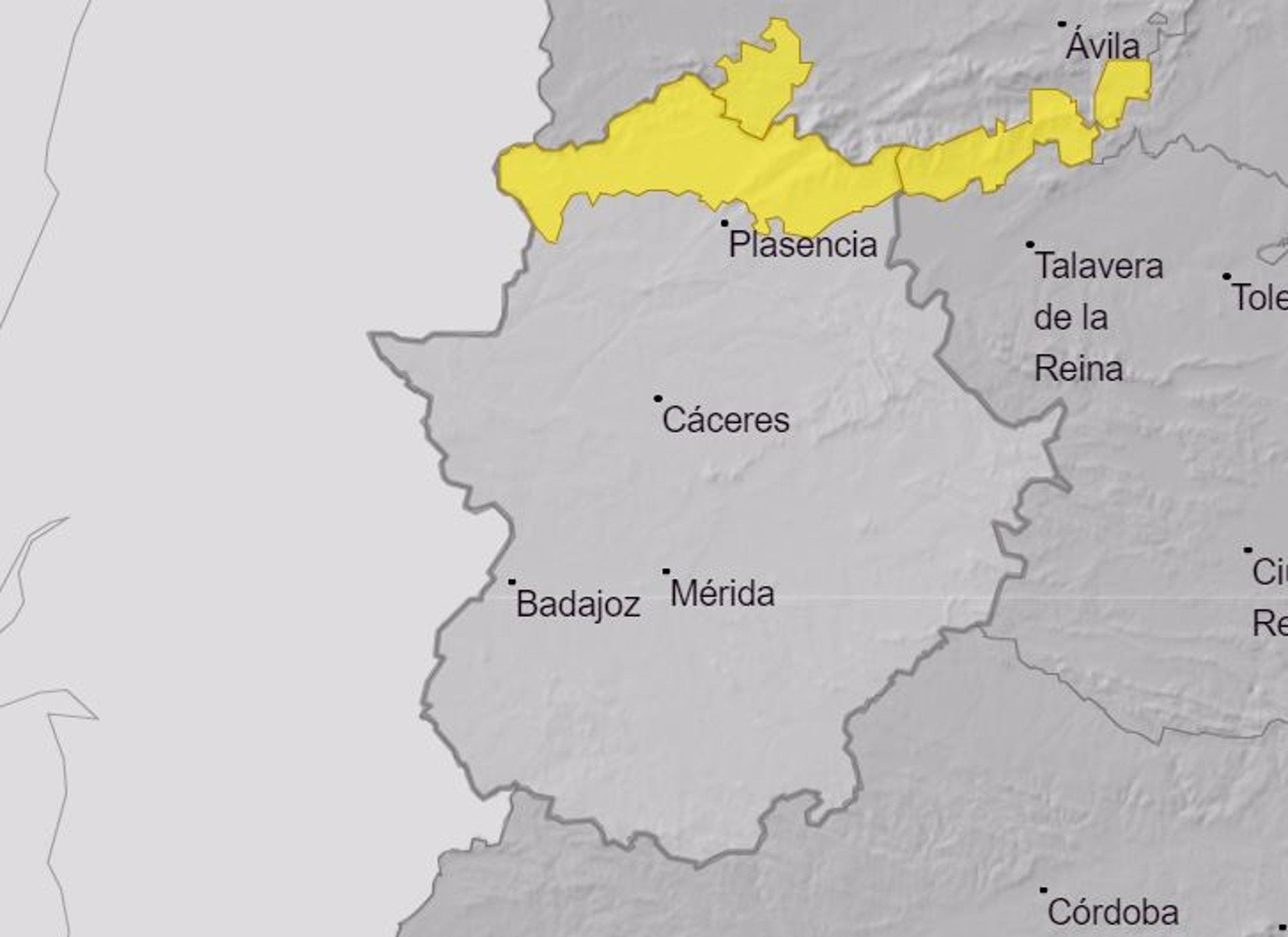 Regresan las lluvias a Extremadura, el norte de Cáceres tendrá este martes aviso amarillo por precipitaciones intensas Regresan las lluvias a Extremadura, el norte de Cáceres tendrá este martes aviso amarillo por precipitaciones intensas